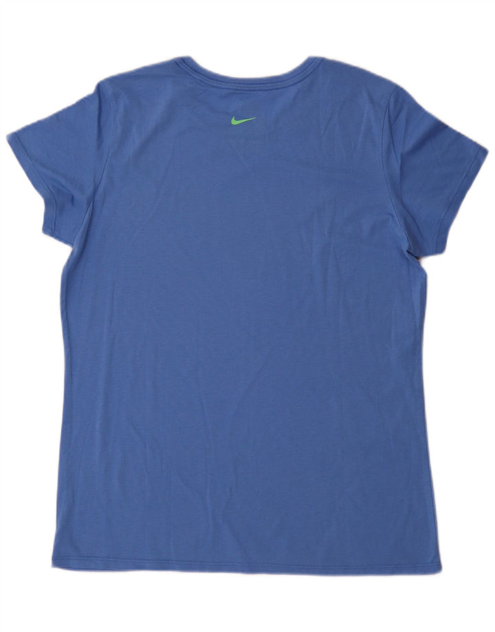 Camiseta Nike Feminina Slim Fit Graphic Top UK 18 XL Azul