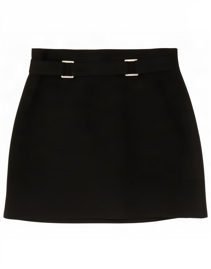 Mini saia feminina Zara EU 40 médio W30 preto
