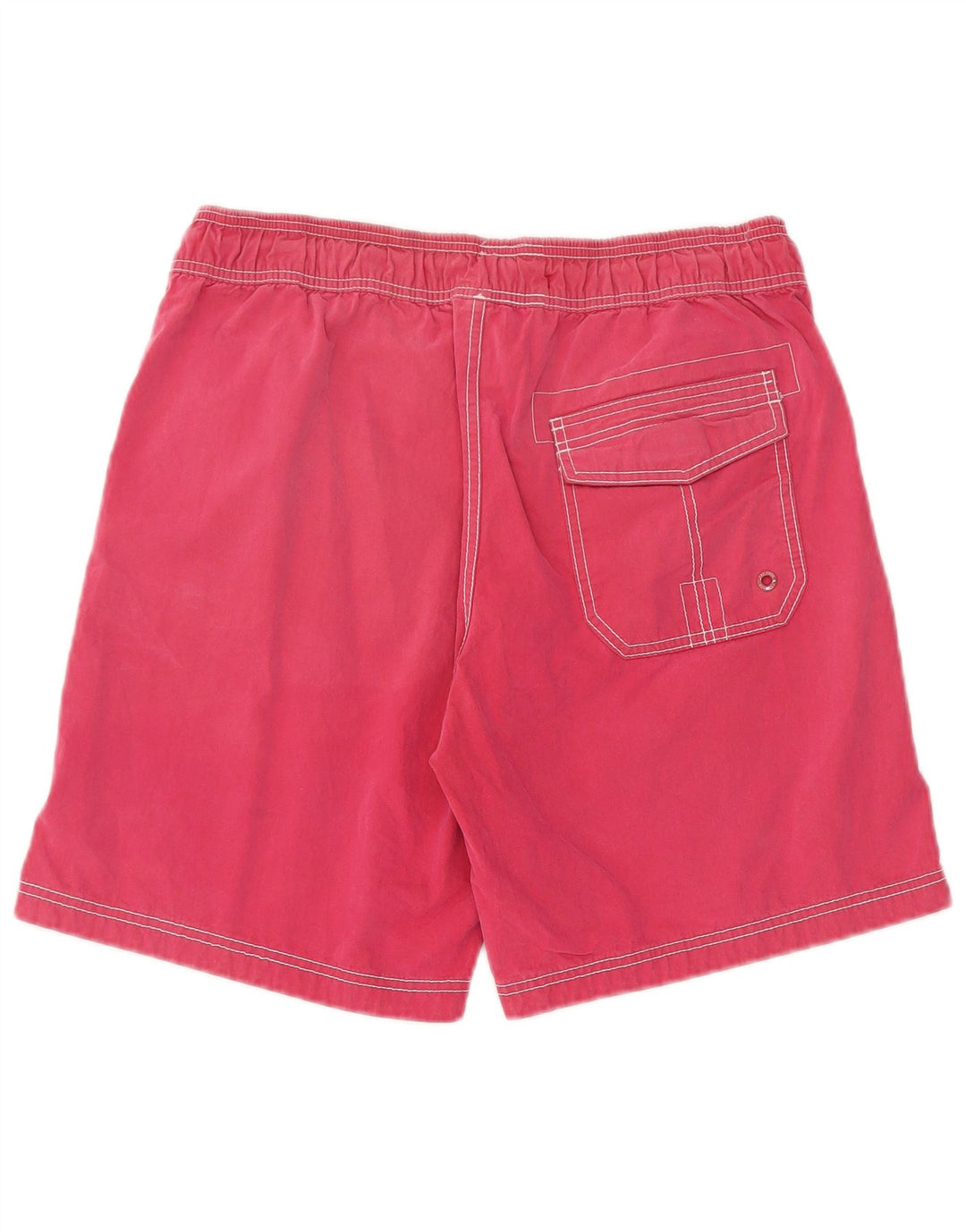 Shorts de natação masculino Fat Face grande algodão vermelho