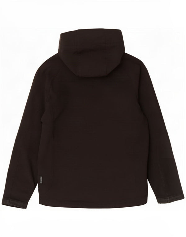 Jaqueta corta-vento masculina com capuz Mountain Warehouse Reino Unido 36 pequena preta