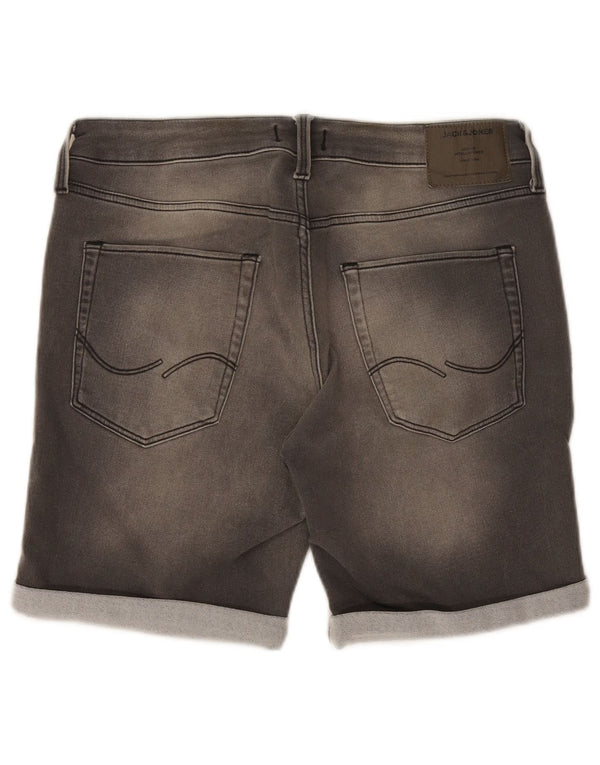 Shorts jeans masculino Jack & Jones XL W38 algodão cinza