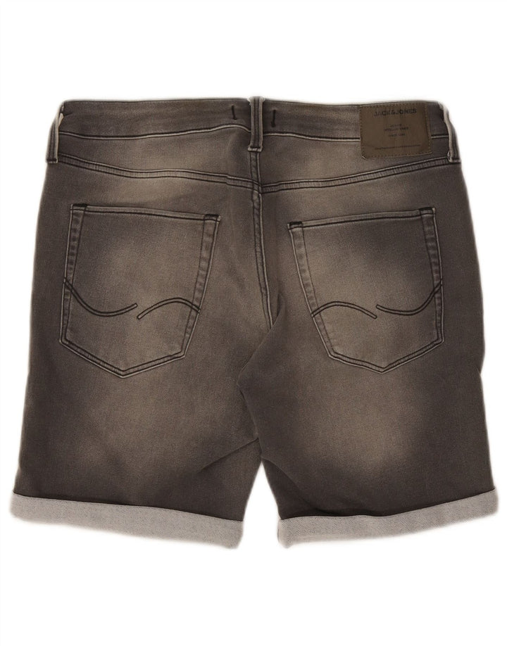 Shorts jeans masculino Jack & Jones XL W38 algodão cinza