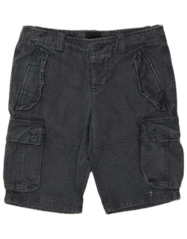 Shorts cargo masculino SUPERDRY médio W32 algodão cinza