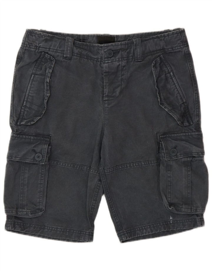 Shorts cargo masculino SUPERDRY médio W32 algodão cinza