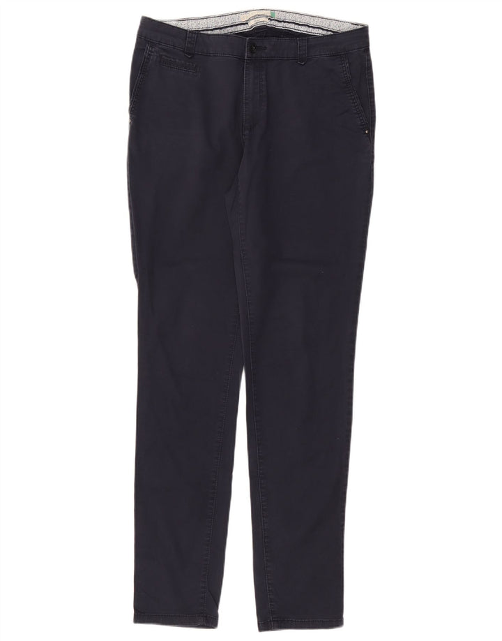 Calça Chino Esprit Feminina Slim W32 L31 Algodão Azul Marinho