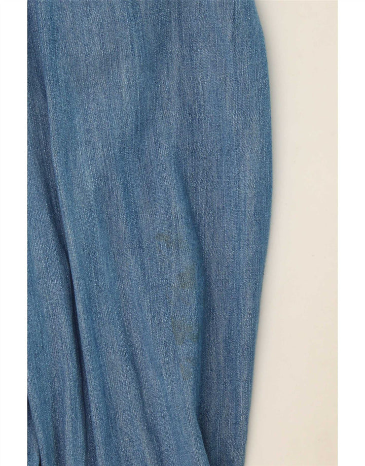 Camisa jeans masculina Jack & Jones XL azul algodão