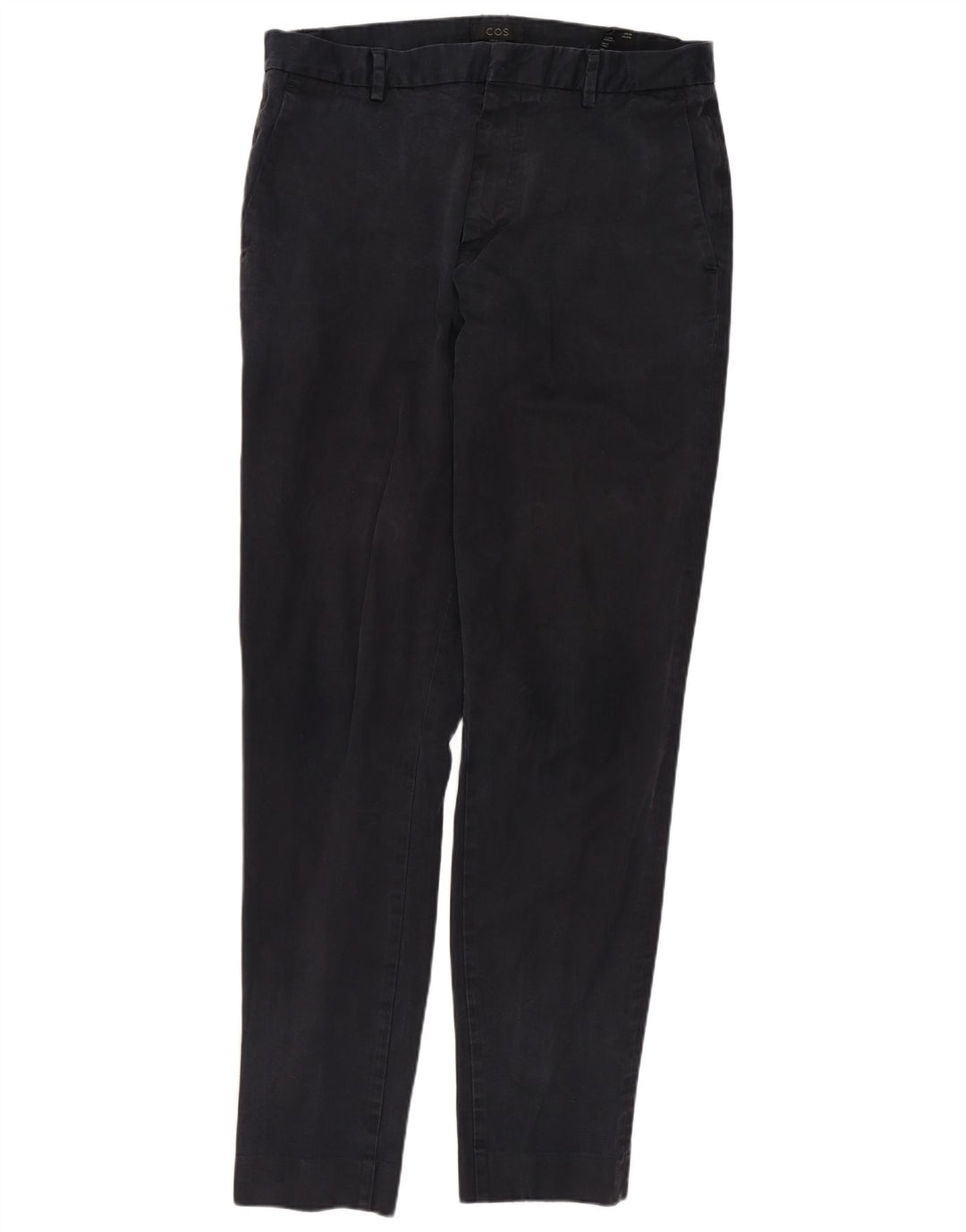 Calça Chino Masculina Slim COS EU 48 Médio W30 L31 Algodão Azul Marinho