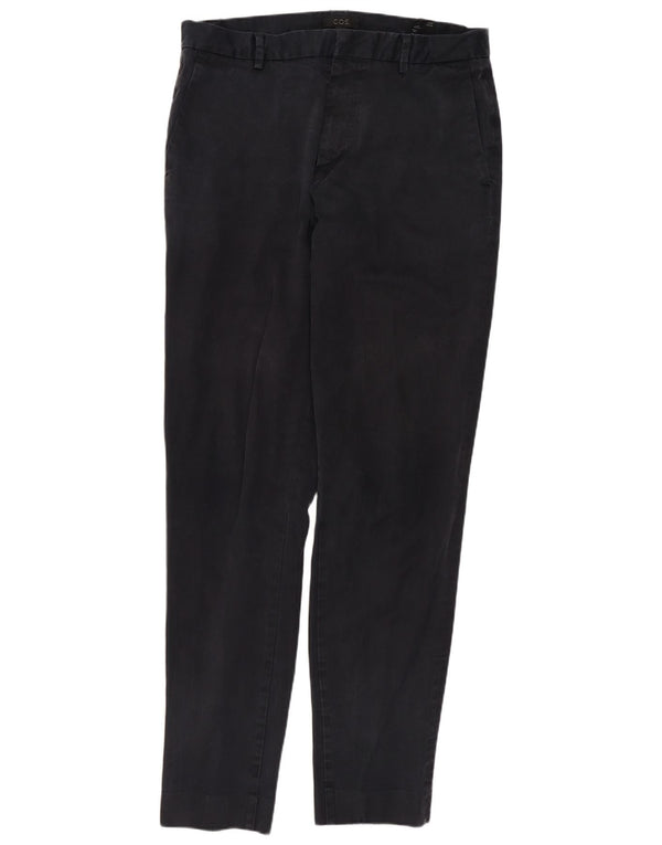 Calça Chino Masculina Slim COS EU 48 Médio W30 L31 Algodão Azul Marinho
