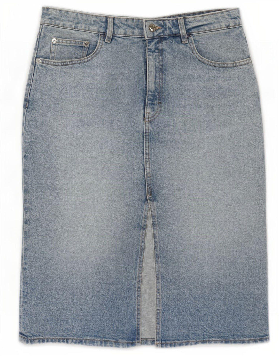 Saia jeans feminina Zara grande W30 azul