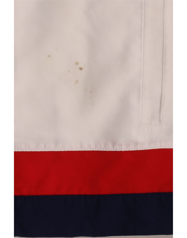 ADIDAS Boys Manchester United Tracksuit Top Jaqueta 9-10 Anos Branco