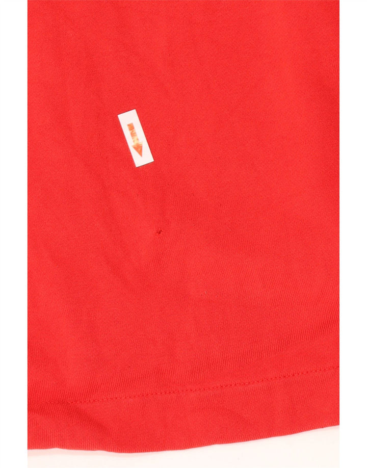 Suéter masculino Nike com capuz e zíper XL vermelho algodão