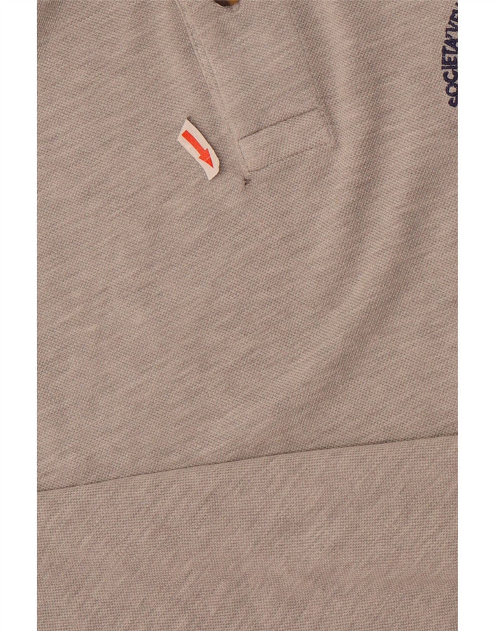 Camisa polo masculina Marina Yachting grande cinza