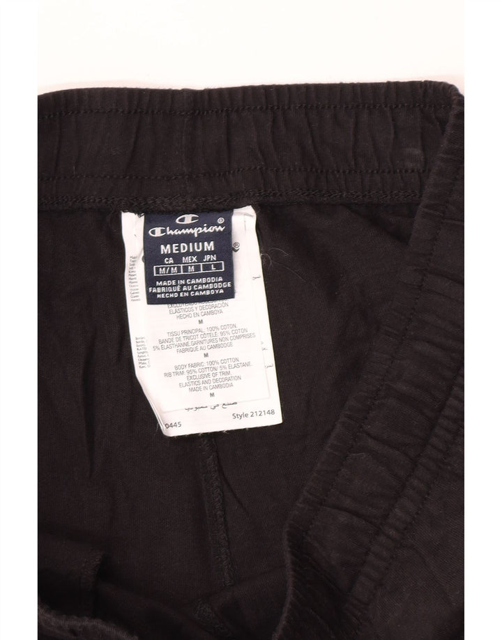 Calça esportiva masculina Champion Joggers médio algodão preto