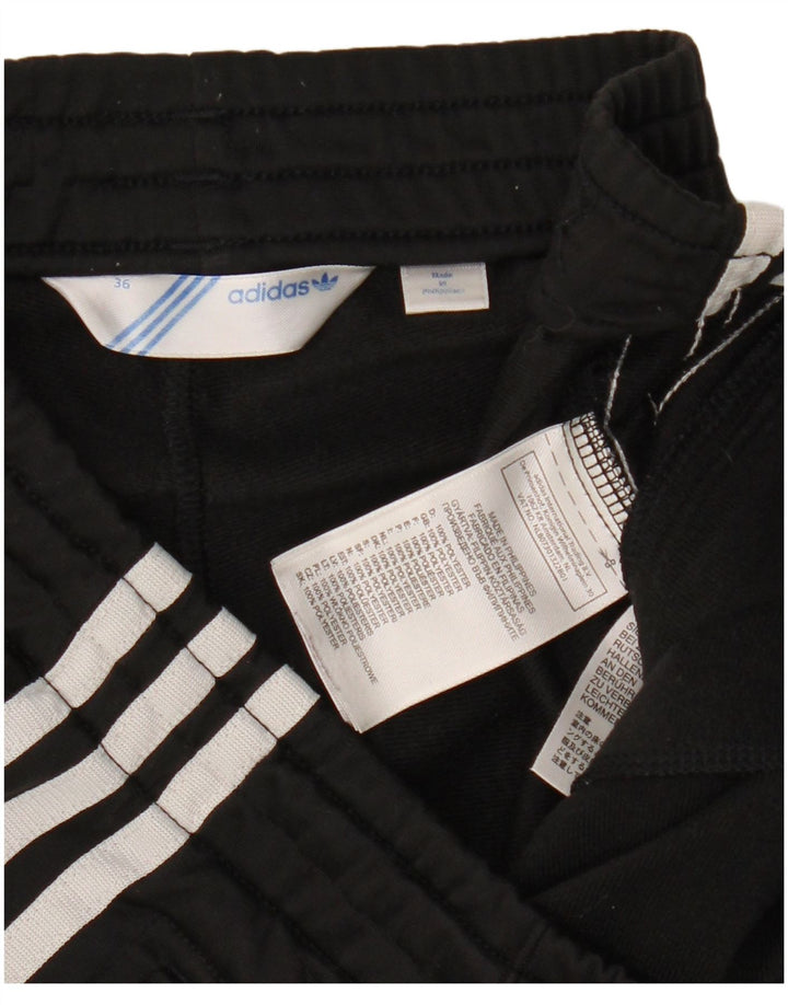 Calça de treino feminina Adidas EU 36 pequena preta poliéster