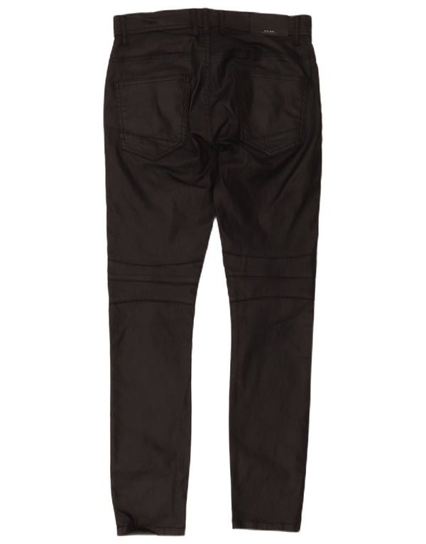 Zara Mens Skinny Jeans EU 40 Médio W31 L30 Algodão Preto