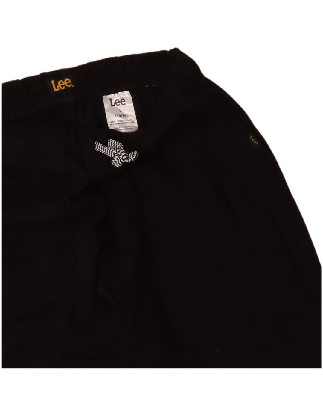 Calça de treino Lee Boys Joggers 14-15 anos grande algodão preto