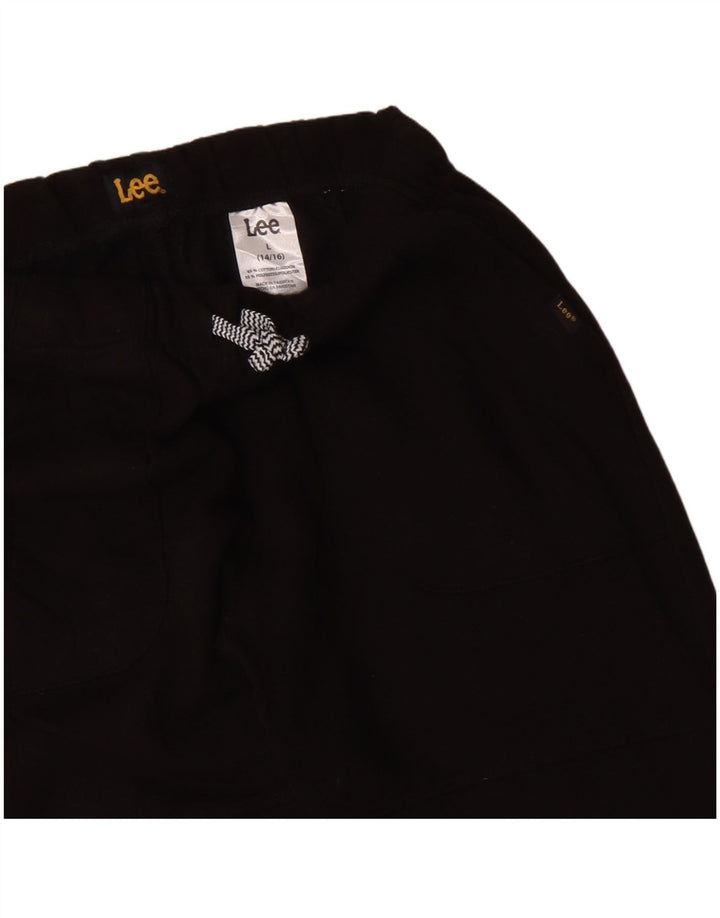 Calça de treino Lee Boys Joggers 14-15 anos grande algodão preto
