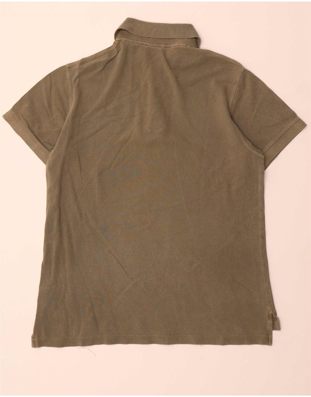 Camisa polo masculina TIMBERLAND grande algodão cáqui