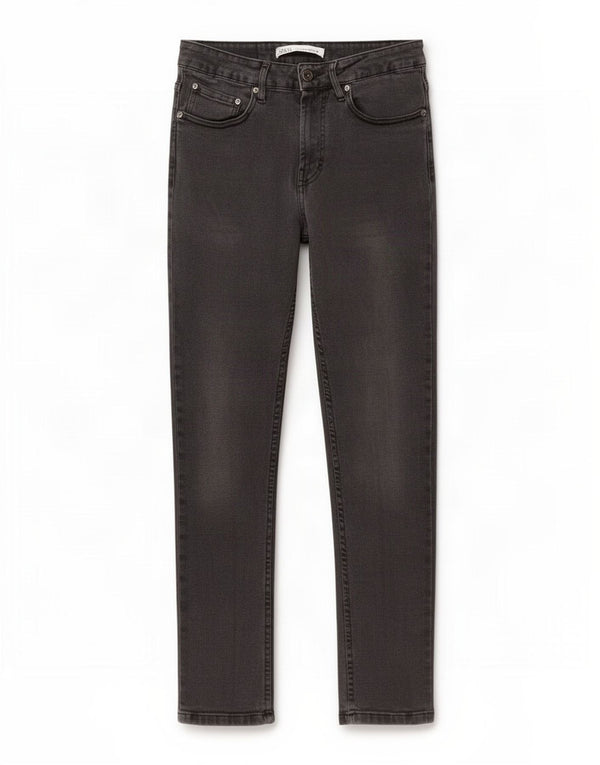 Zara Mens Skinny Jeans EU 40 Médio W31 L30 Cinza Algodão