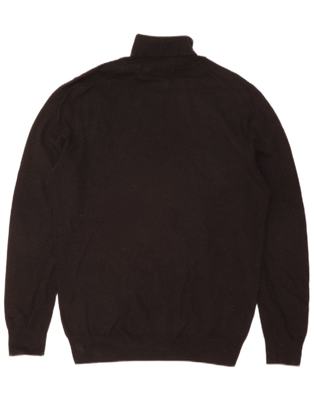 Suéter masculino LYLE & SCOTT com gola redonda e algodão preto pequeno