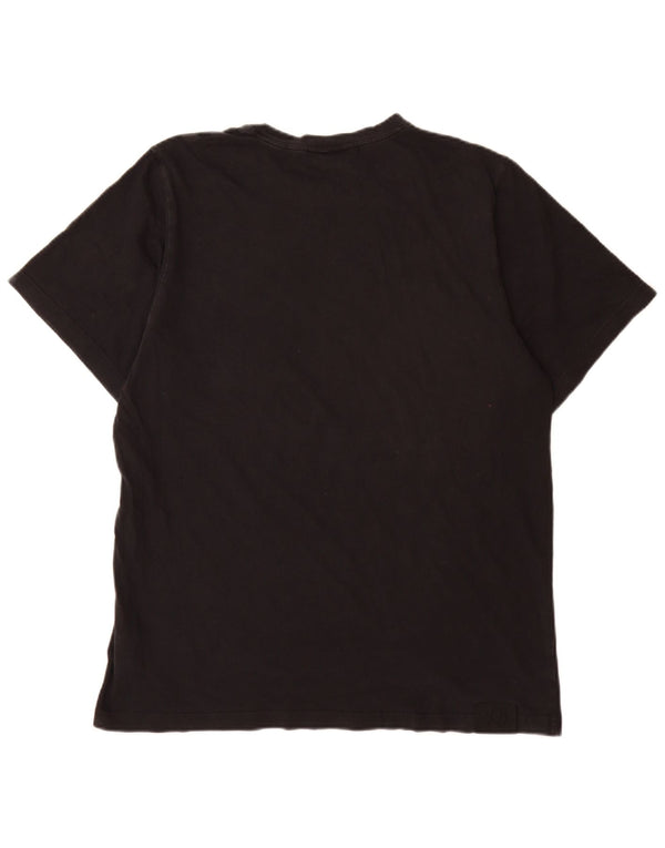 Puma Camiseta Masculina Top Médio Algodão Preto