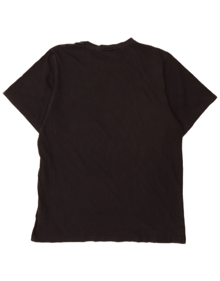 Puma Camiseta Masculina Top Médio Algodão Preto
