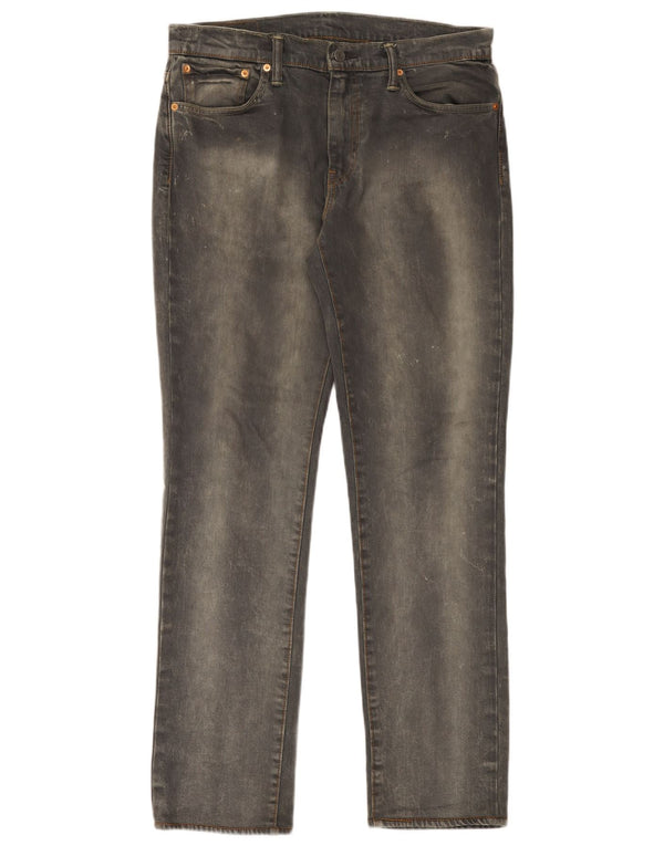 Calça Jeans Levis 511 Slim Masculina W33 L34 Cinza Algodão