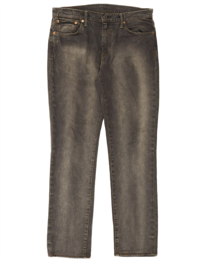 Calça Jeans Levis 511 Slim Masculina W33 L34 Cinza Algodão
