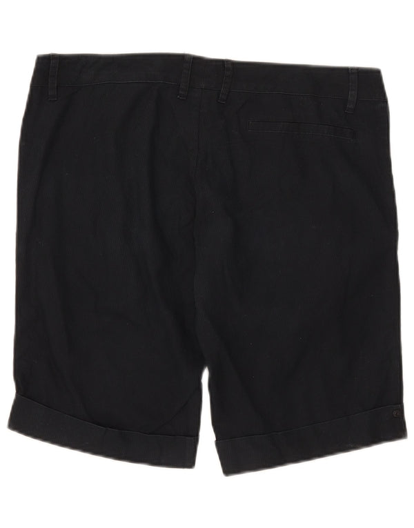 Puma Womens Casual Shorts UK 12 Medium W34 Black Cotton