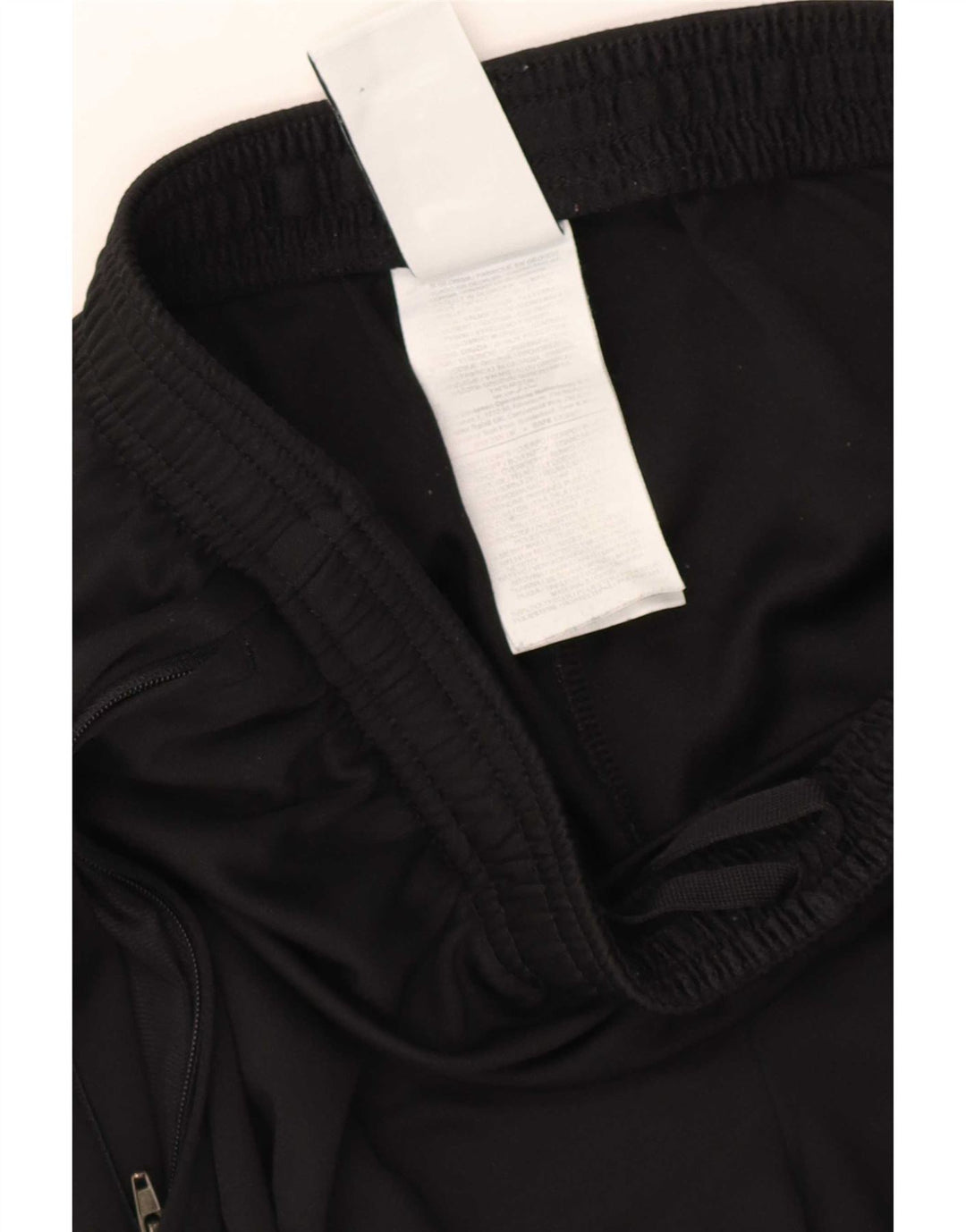 Calça de treino masculina Nike Dri Fit médio preto colorblock poliéster