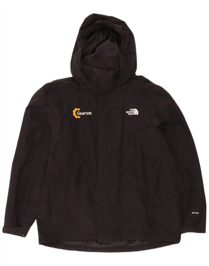 Jaqueta de chuva masculina com capuz The North Face UK 42 XL poliéster preto