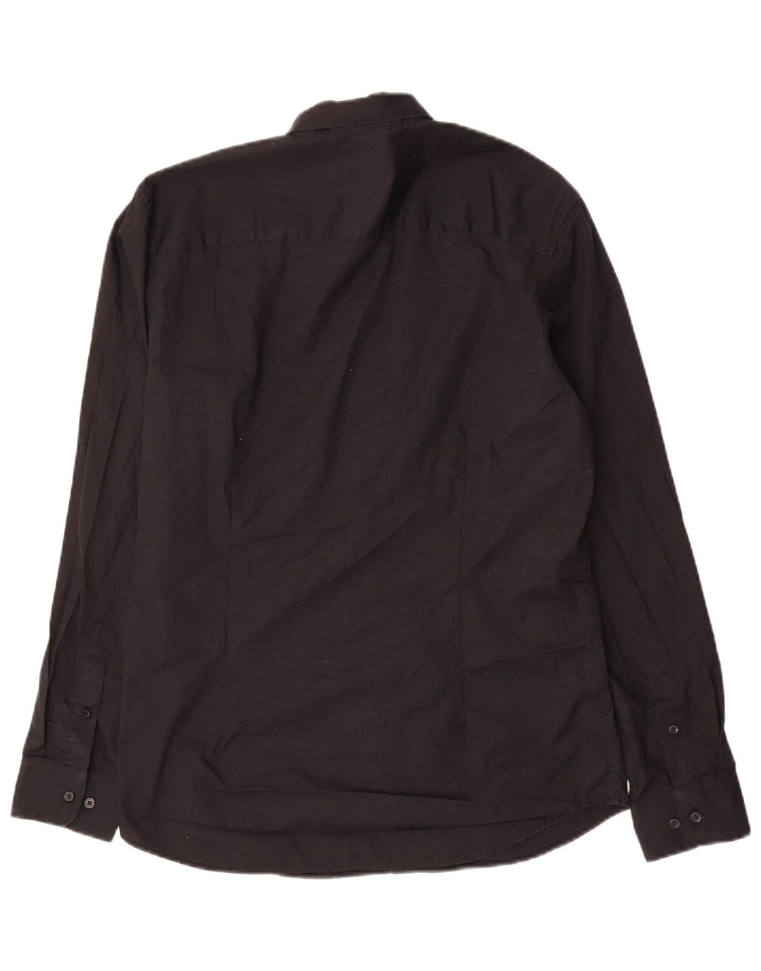 Camisa masculina Jack & Jones de algodão preto médio