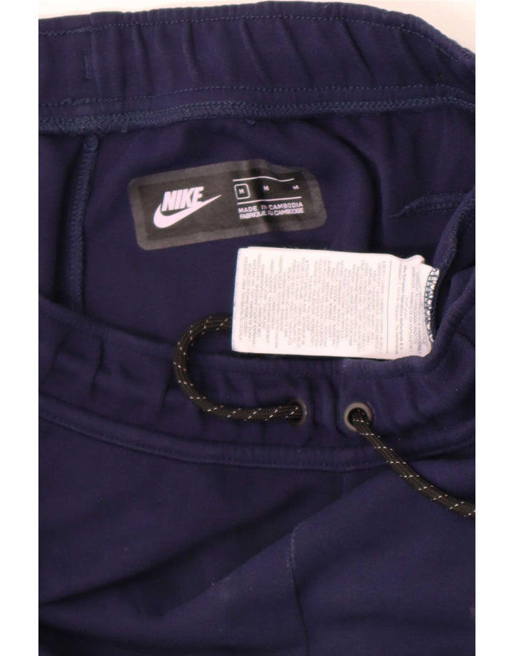 Calça de treino masculina Nike joggers médio azul marinho algodão
