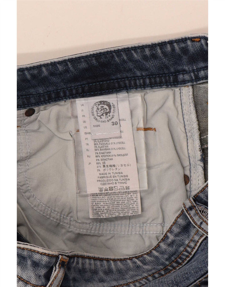 Diesel Masculino Slim Jeans W30 L31 Azul Algodão