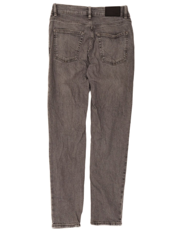 Zara Mens Slim Jeans EU 38 Pequeno W30 L29 Algodão Cinza