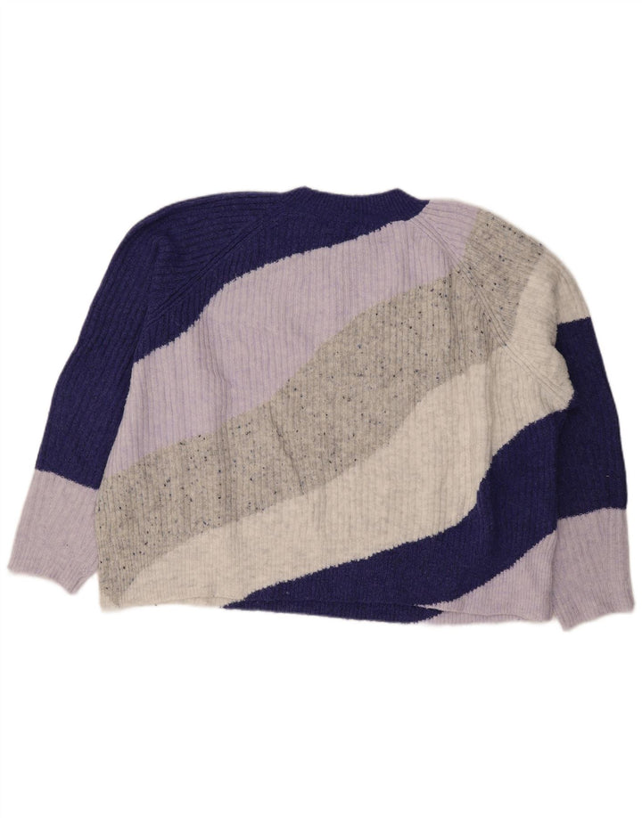Suéter feminino Marks & Spencer com gola redonda UK 18 XL multicolorido