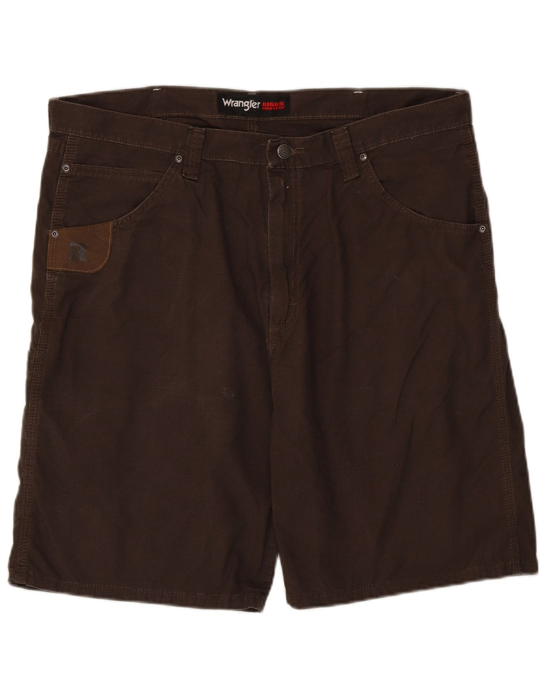 Shorts cargo masculino Wrangler W38 XL algodão marrom