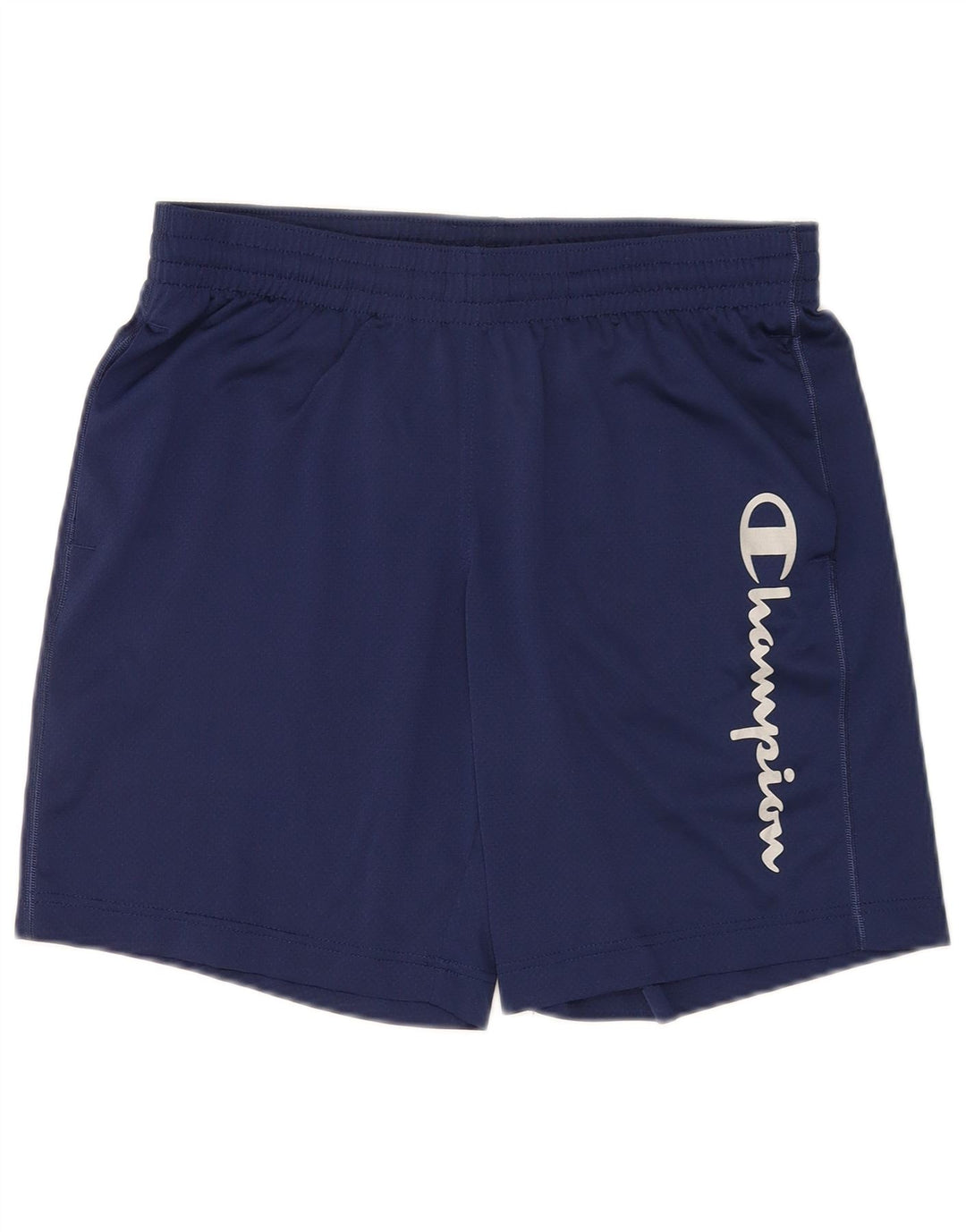 Shorts esportivos gráficos masculinos Champion médio azul marinho poliéster