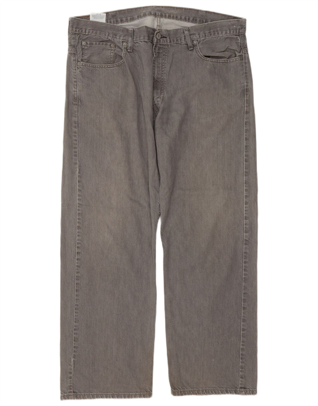 Levi's Masculino 569 Loose Jeans W38 L29 Cinza Algodão