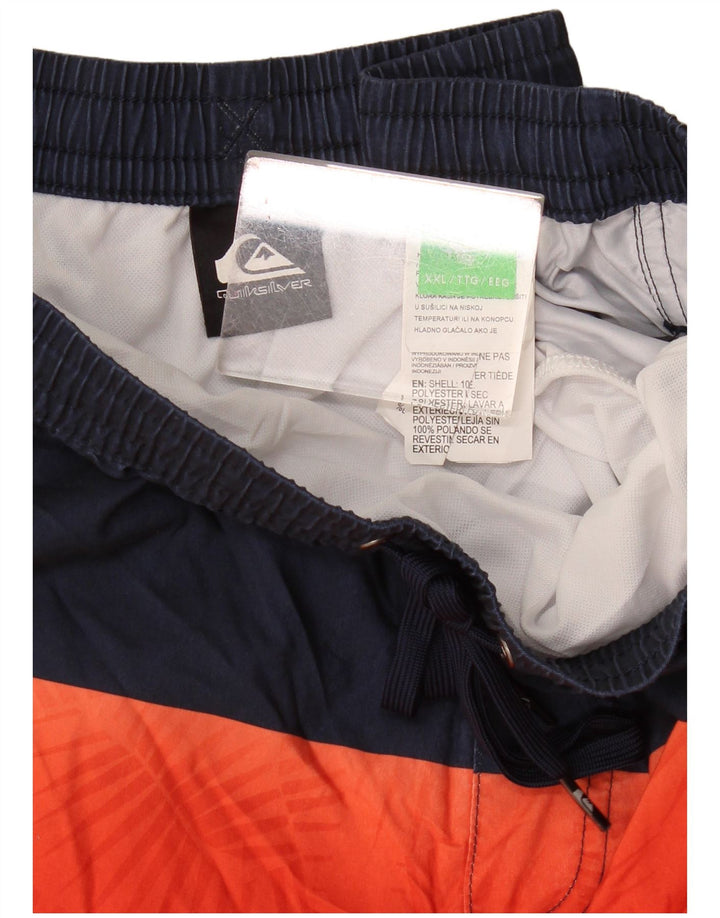 Shorts de natação masculino Quiksilver 2XL poliéster colorblock multicolorido