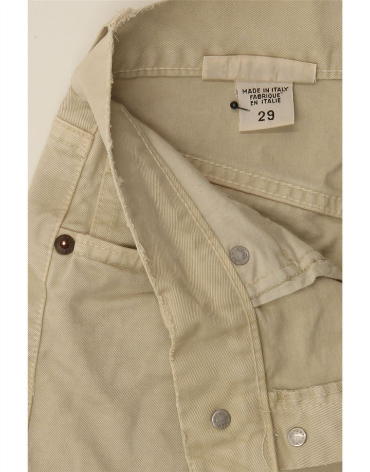 REPLAY Mens Straight Casual Trousers W29 L26 Beige Cotton Vintage Replay and Second-Hand Replay from Messina Hembry 
