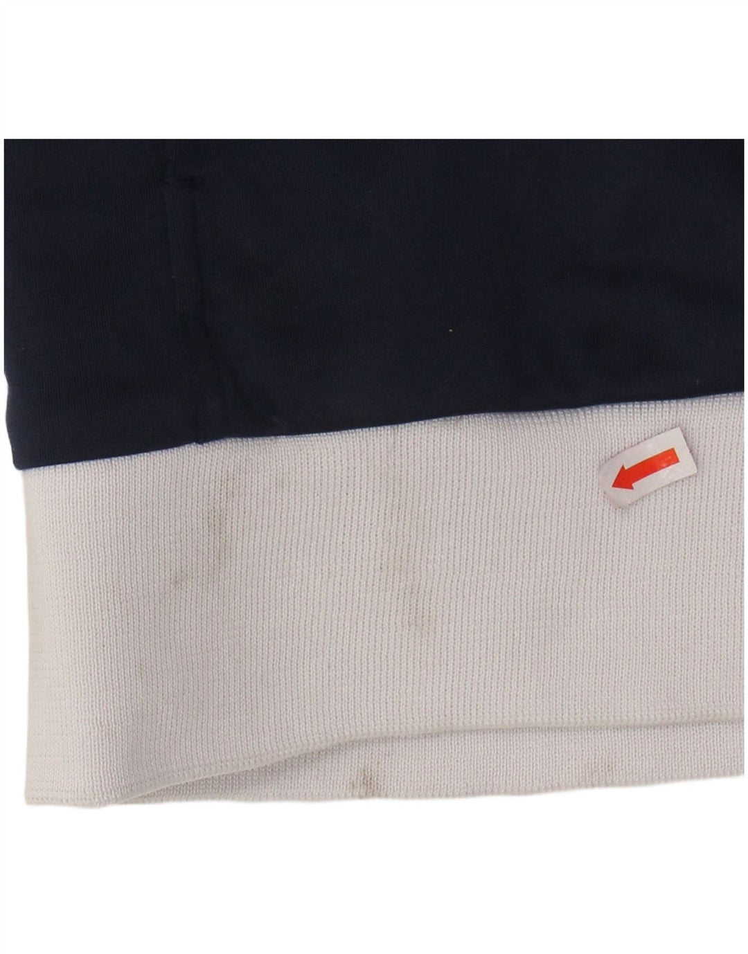 ASICS Mens Treino Top Jacket Pequeno Azul Marinho Colourblock Poliéster