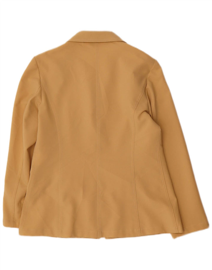 Jaqueta blazer feminina com zíper completo Ivy Oxford IT 44 poliéster bege médio
