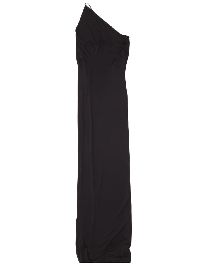 Vestido maxi feminino Exte de um ombro IT 44 viscose preta média
