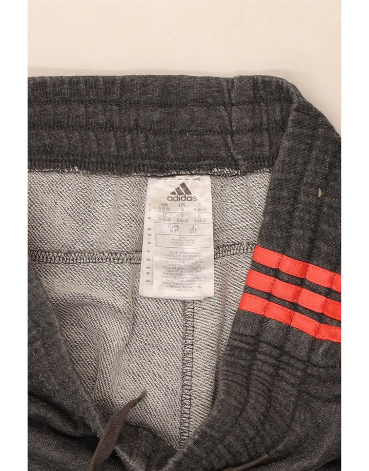 ADIDAS Womens Tracksuit Trousers Joggers UK 8/10 Small  Grey Cotton Vintage Adidas and Second-Hand Adidas from Messina Hembry 