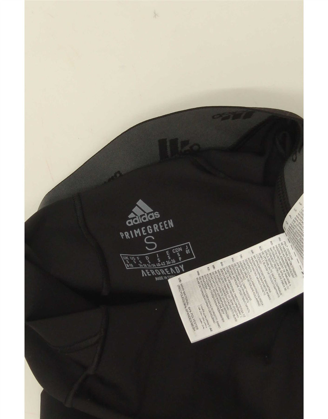 Leggings Adidas Aeroready Femininas UK 8/10 Pequenas Poliéster Preto