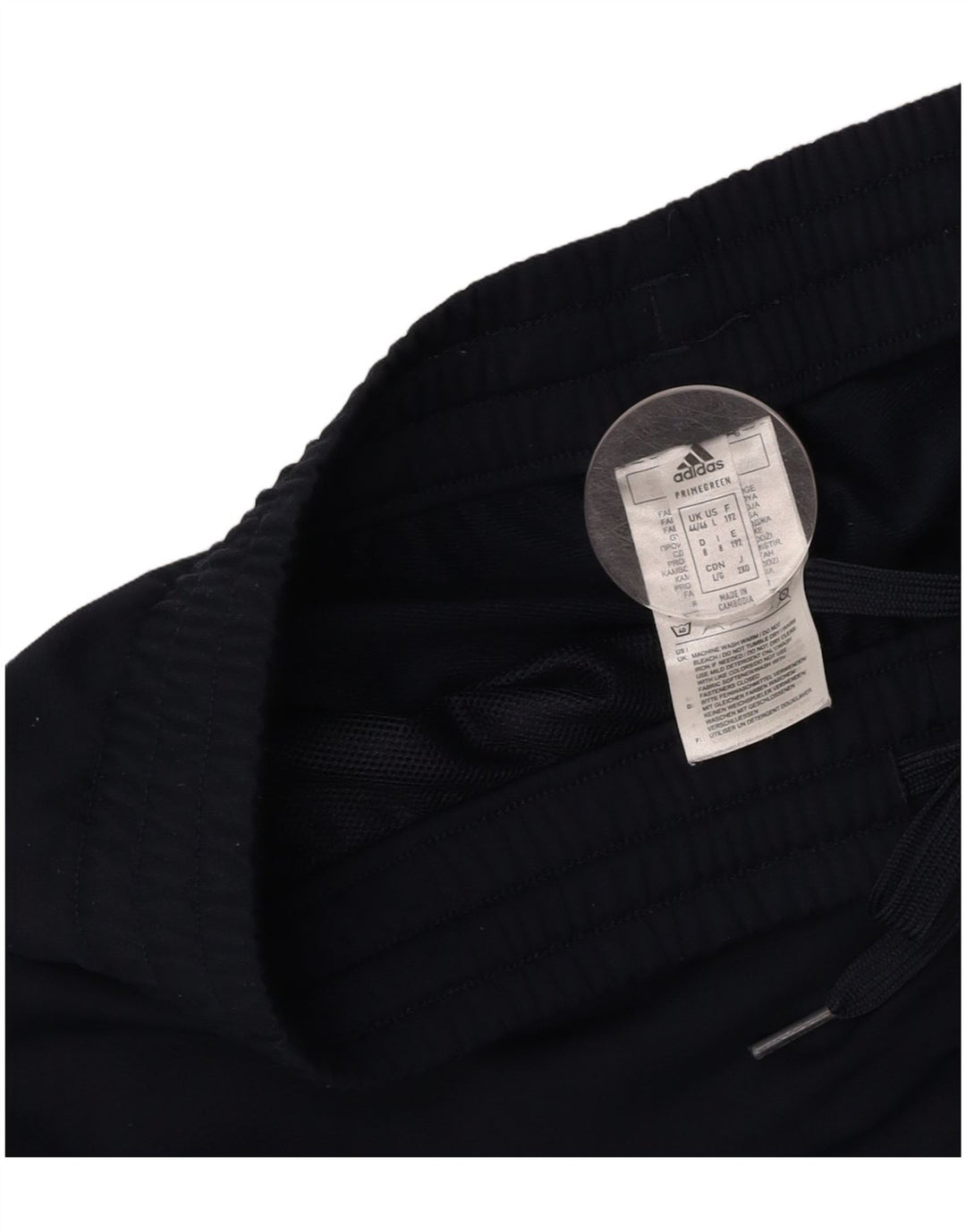 ADIDAS Mens Primegreen Calças de treino Joggers UK 44/46 Grande Azul Marinho