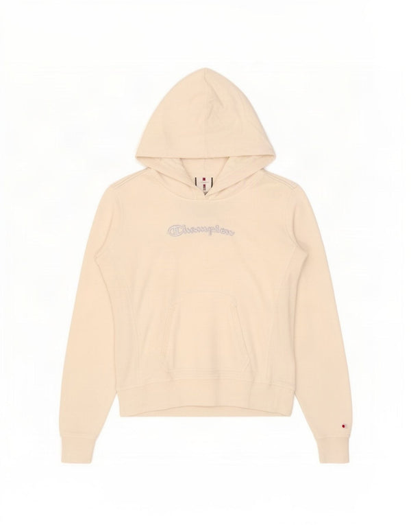 Jumper feminino com capuz gráfico Champion Heritage Classics Reino Unido 14 grande branco