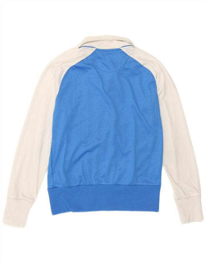 Reebok Womens Tracksuit Top Jacket UK 14 Médio Azul Colourblock Sports