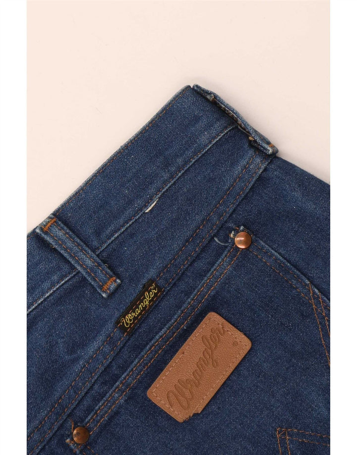 Jeans Wrangler masculino recortado reto W44 L26 azul